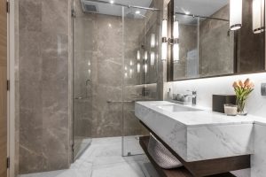 Marble bathroom